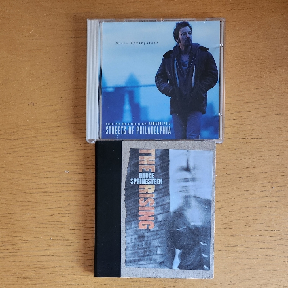 Bruce Springsteen "Streets of Philadelphia", "The Rising" CDs (Lot of 2)